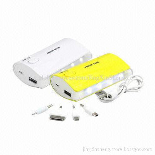 Mini Portable USB Power Bank, 5V, 1A Output, Charge for iPhone/iPad